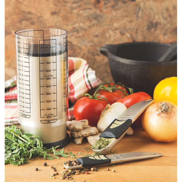 KitchenArt Pro Essentials Gift 3Pieces Measuring Cup and Spoon Set